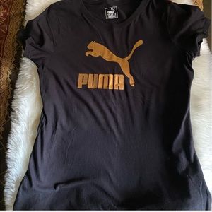 PUMA woman’s active wear black Archive Life Tee